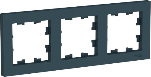 Рамка универсальная Systeme Electric AtlasDesign 3-м. изумруд фото Рамка универсальная Systeme Electric AtlasDesign 3-м. изумруд картинка